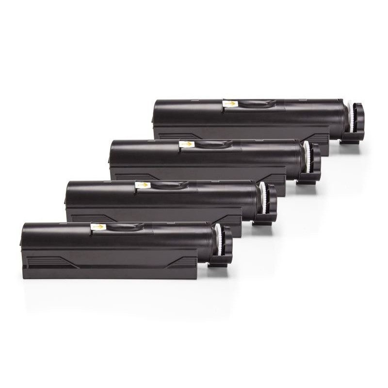 Alternativ zu OKI 44574702 Toner Schwarz Spar-Set (4 Stück)