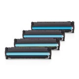 Alternativ zu HP CF410X / 410X Toner Sparset Schwarz, Cyan, Magenta, Gelb