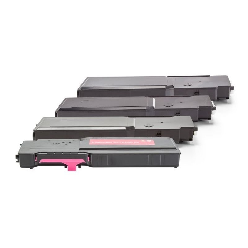 Alternativ zu Dell 593-BBBQ - 593-BBBR / Y5CW4 Toner Spar-Set 4 Stk. (Schwarz, Cyan, Magenta, Gelb)