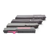 Alternativ zu Dell 593-BBBQ - 593-BBBR / Y5CW4 Toner Spar-Set 4 Stk. (Schwarz, Cyan, Magenta, Gelb)