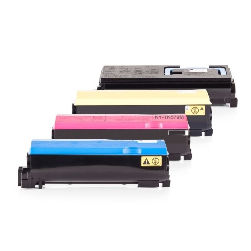 Alternativ zu Kyocera TK-570 Toner Spar-Set Schwarz, Cyan, Magenta, Gelb