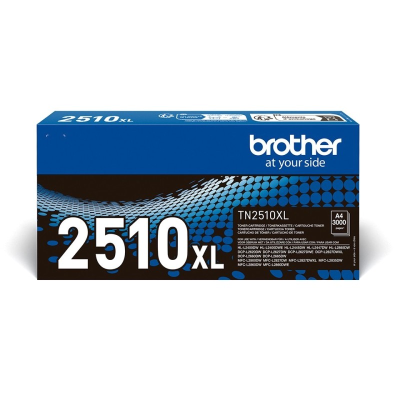 Brother Original TN-2510XL Toner Schwarz