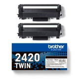 Brother Original TN-2420 Twin (Doppelpack) Toner Schwarz