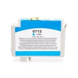 Alternativ zu Epson C13T07124010 / C13T07124012 / T0712 Tinte Cyan