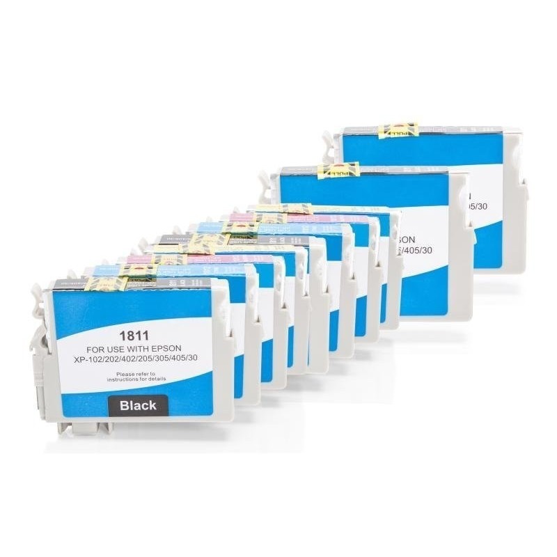 Alternativ zu Epson T1811-T1814/18 XL Tinten Spar-Set (BK,C,M,Y) 10 Stück