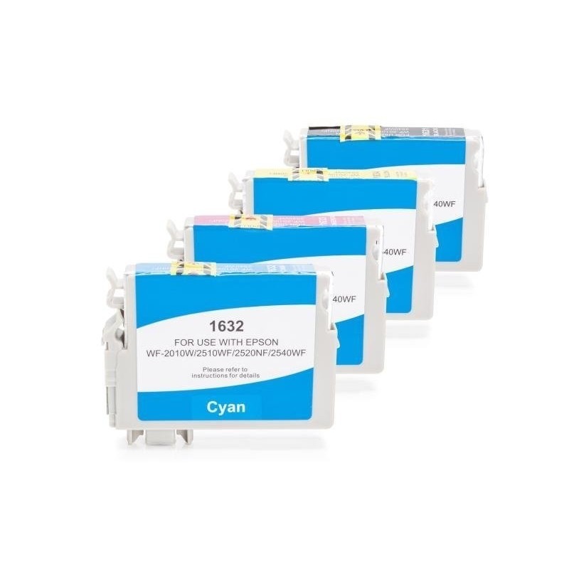 Alternativ zu Epson C13T16364010 / T1636 Tinten Multipack (C,M,Y,K)