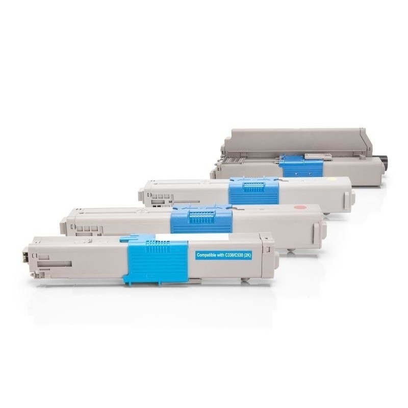 Alternativ zu OKI 44469803 - 44469704 / C310 Toner Spar-Set (Schwarz, Cyan, Magenta, Gelb)